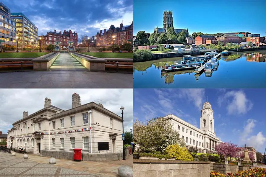 South Yorkshire Cities Montage