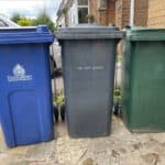 three Doncaster wheelie bin colours