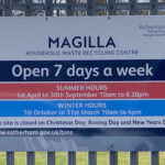 magilla hwrc sign rotherham north anston common road tip