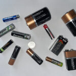 collection of flat batteries
